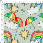 Rainbow Weather Fabric