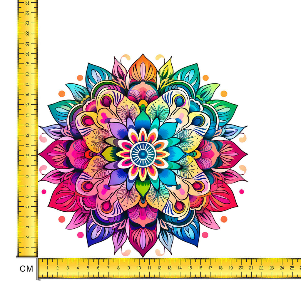 Rainbow Zen Iron on Fabric Heat Transfer DTF-179