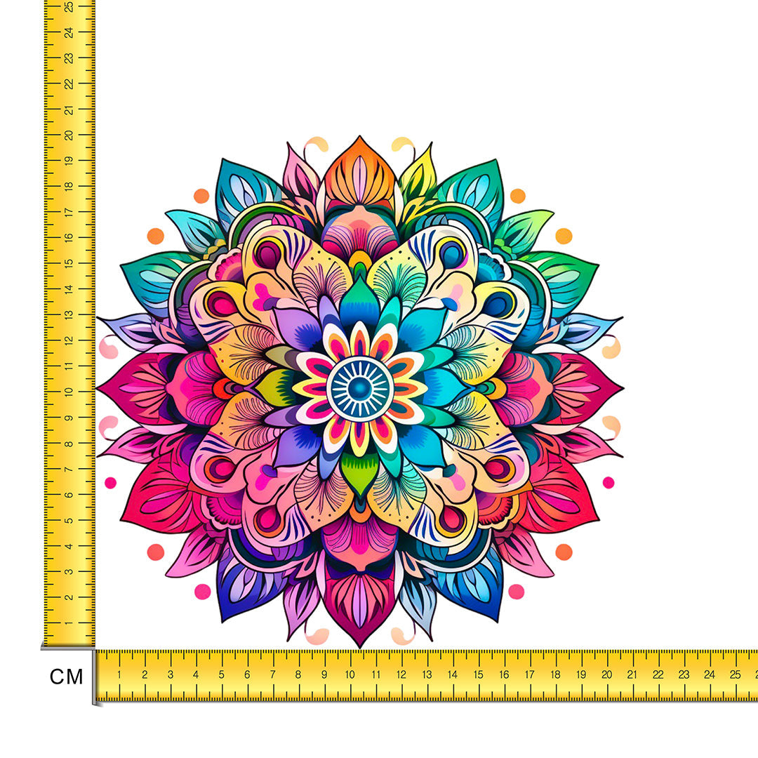 Rainbow Zen Iron on Fabric Heat Transfer DTF-179