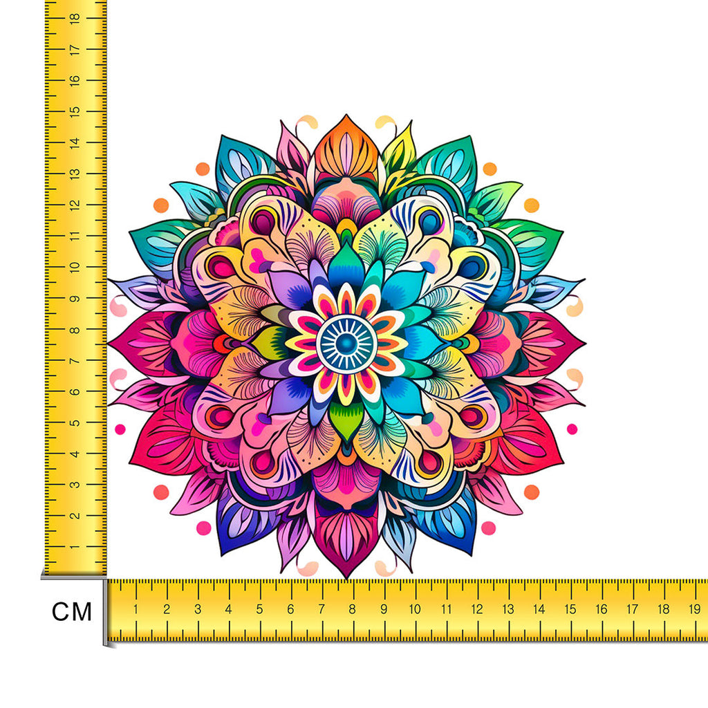 Rainbow Zen Iron on Fabric Heat Transfer DTF-179