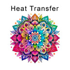 Rainbow Zen Iron on Fabric Heat Transfer DTF-179