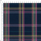 Rainbow Thread Plaid Fabric 1466