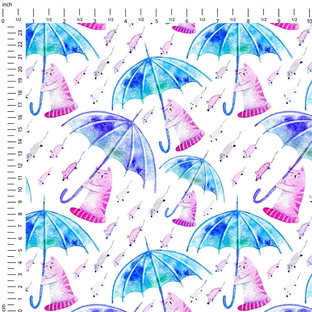 Raining Mice Fabric