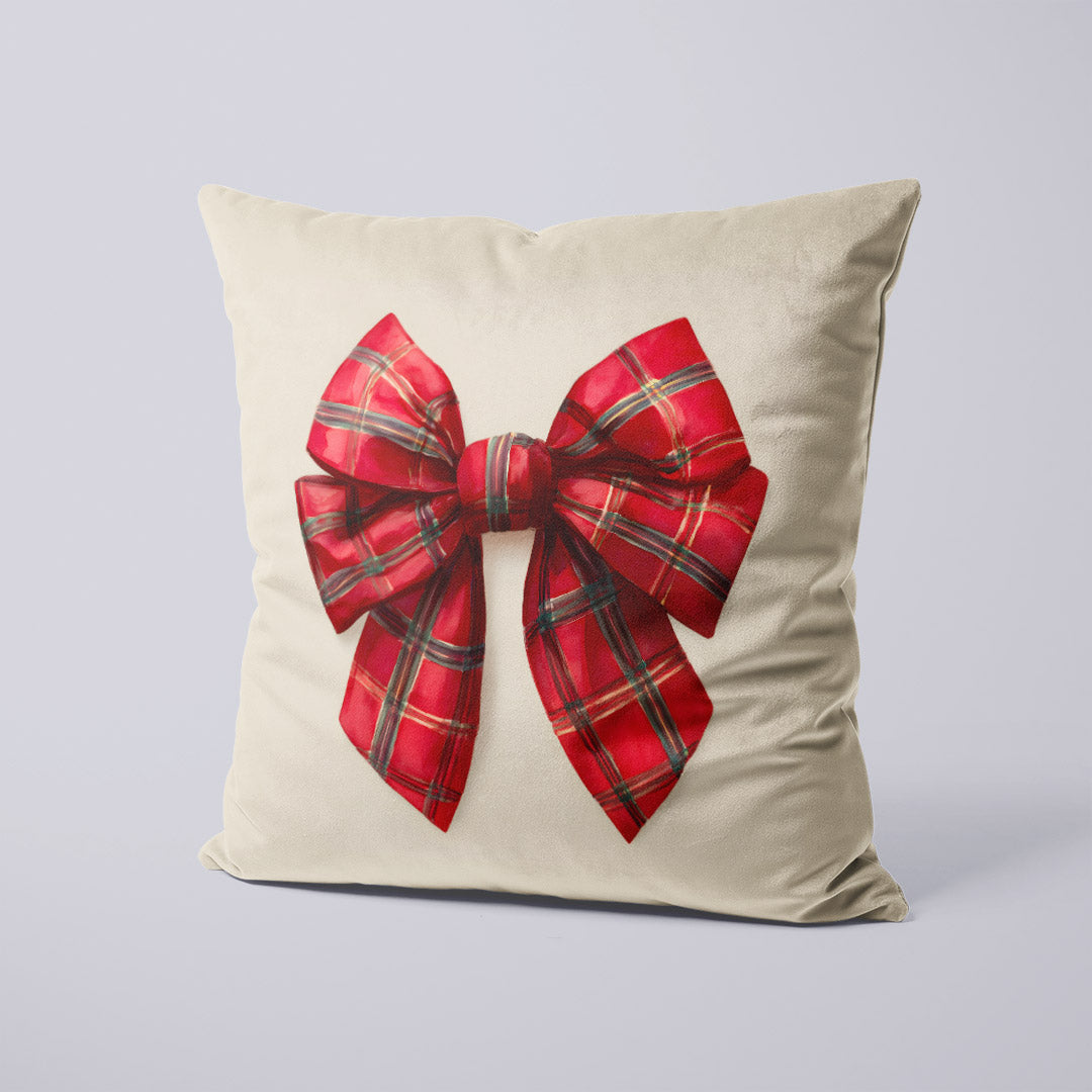 CUSHION Panel Red Bow CP-807