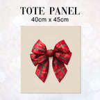 TOTE Panel Red Bow TP-857