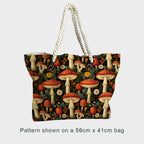 Red Cap Mushrooms Fabric