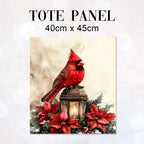 TOTE Panel Red Cardinal Lantern TP-852