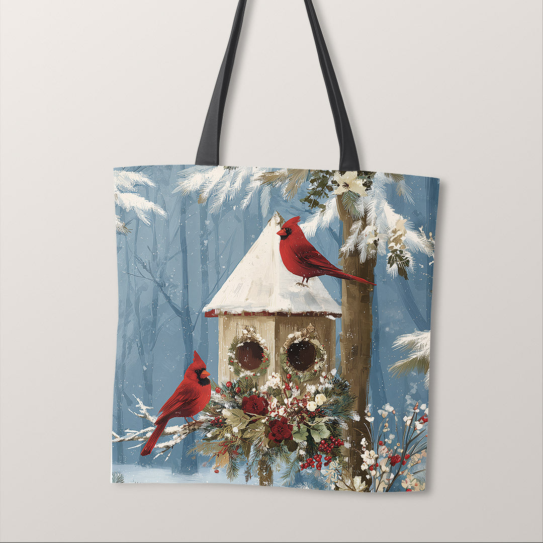 TOTE Panel Red Cardinals Birdhouse TP-853