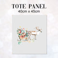 TOTE Panel Reindeer and Sledge Grey TP-840
