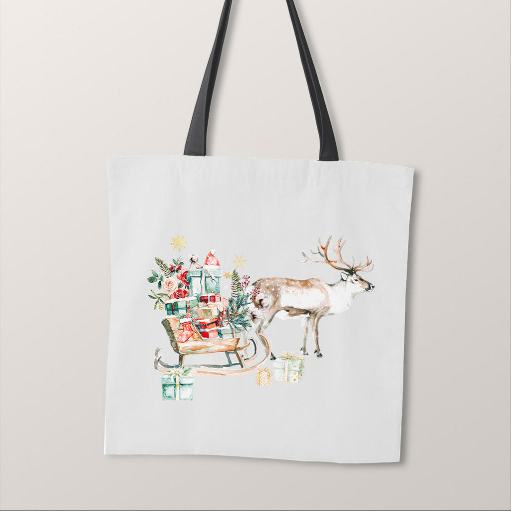 TOTE Panel Reindeer and Sledge Grey TP-840