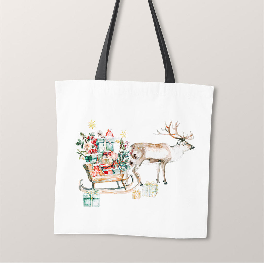 TOTE Panel Reindeer and Sledge White TP-842