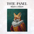 TOTE Renaissance Fox Fabric Bag Panel TP-352