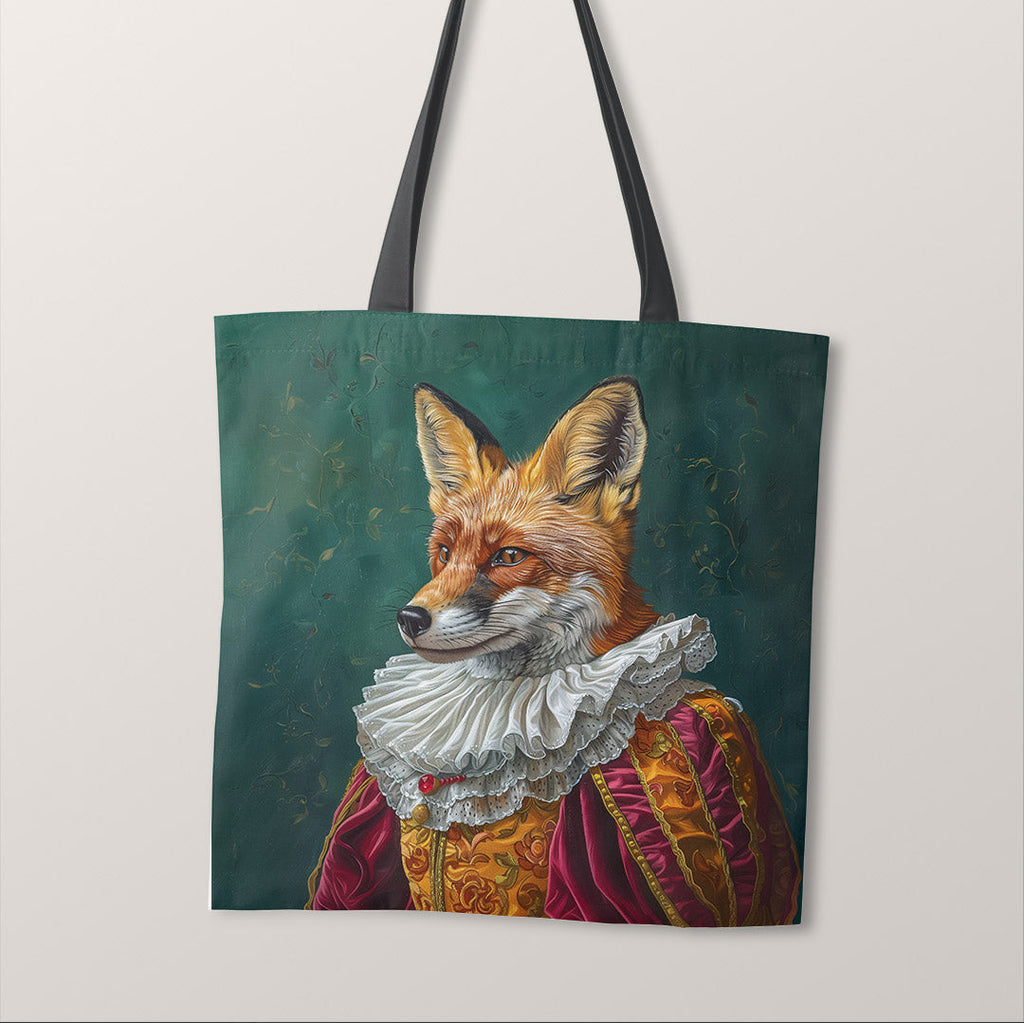 TOTE Renaissance Fox Fabric Bag Panel TP-352