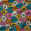 Retro Flowers  Fabric