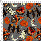 Retro Halloween Fabric