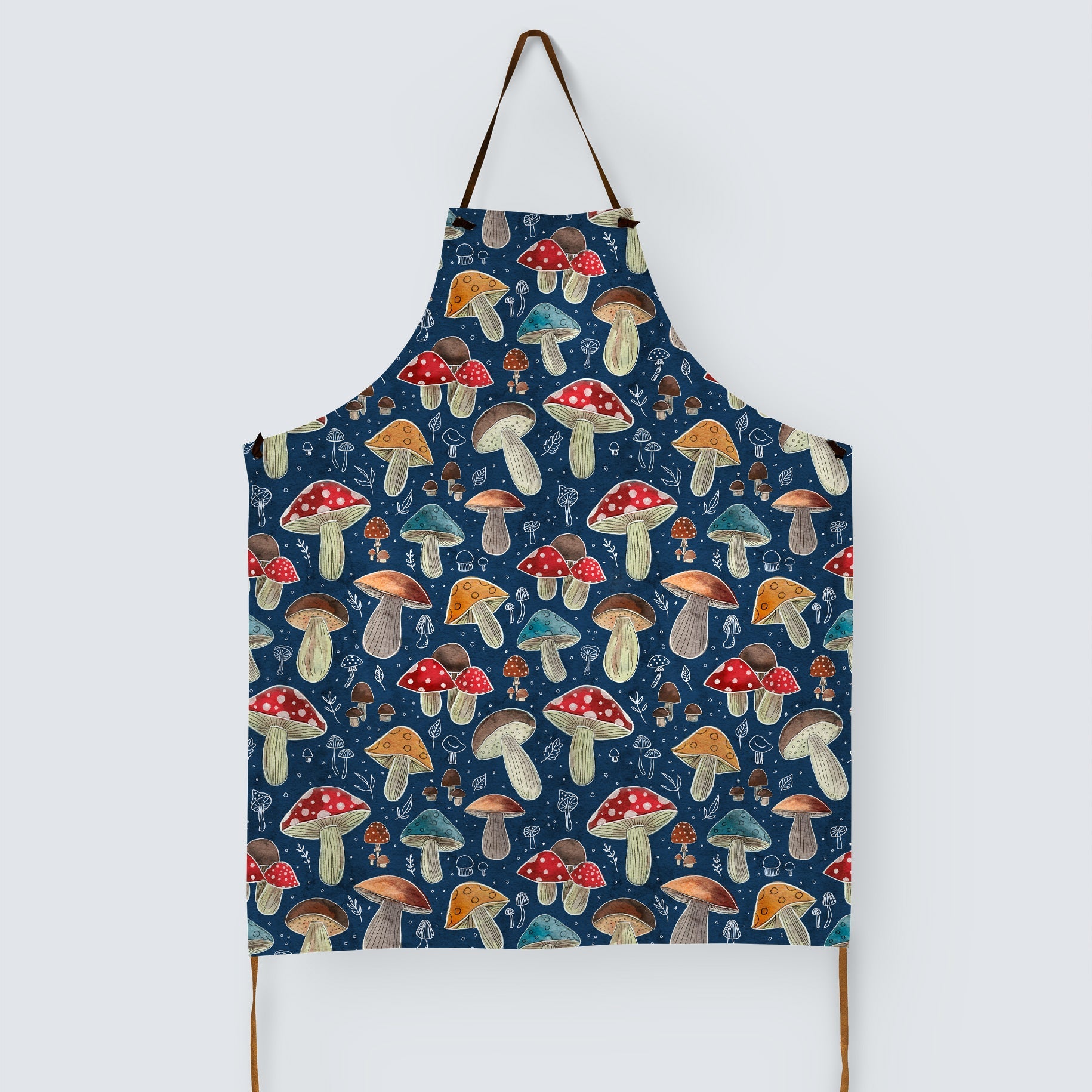 Retro Mushrooms Fabric