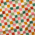 Retro Western Checks Fabric