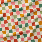 Retro Western Checks Fabric