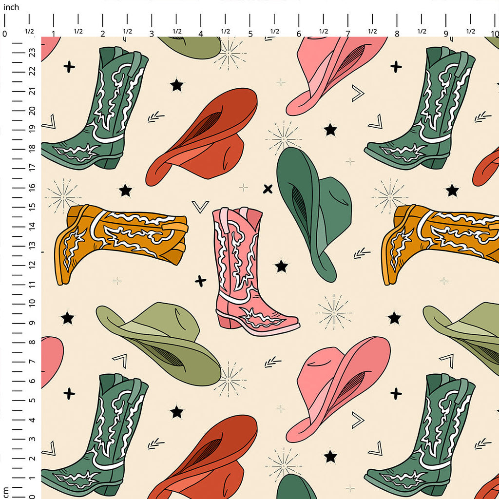 Retro Western Fabric