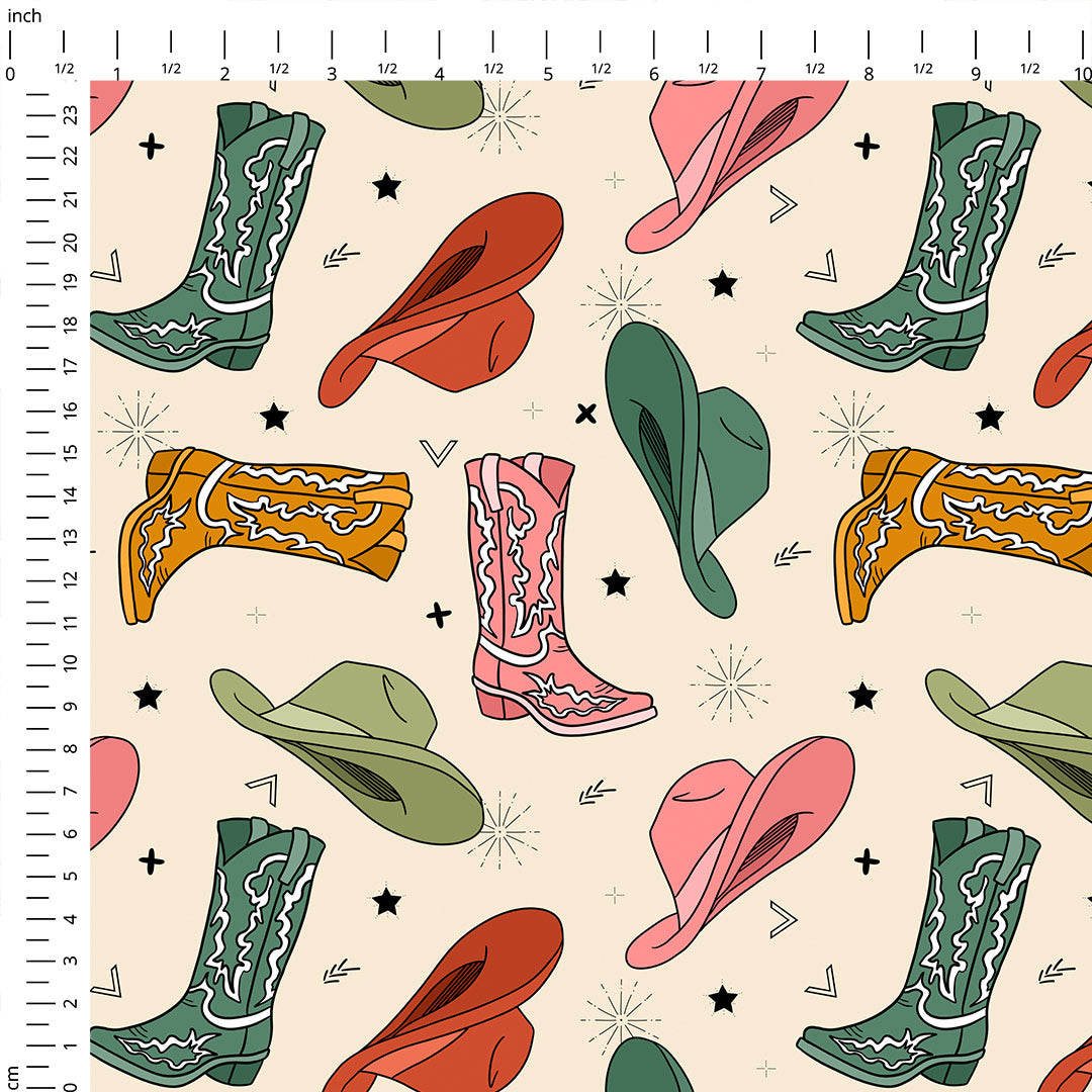 Retro Western Fabric