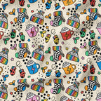 Retro Winter Fun Fabric