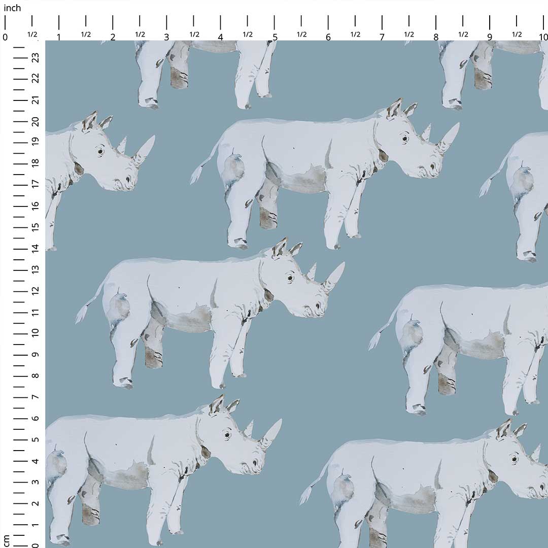 Rhino Blue Fabric
