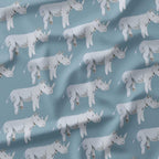 Rhino Blue Fabric