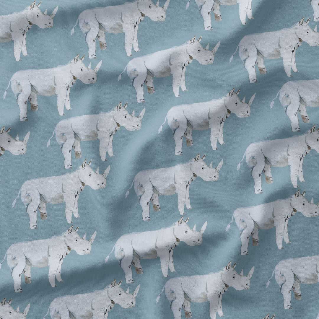Rhino Blue Fabric