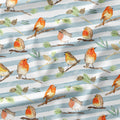 Robin Blue Stripes Fabric