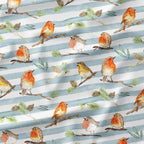 Robin Blue Stripes Fabric