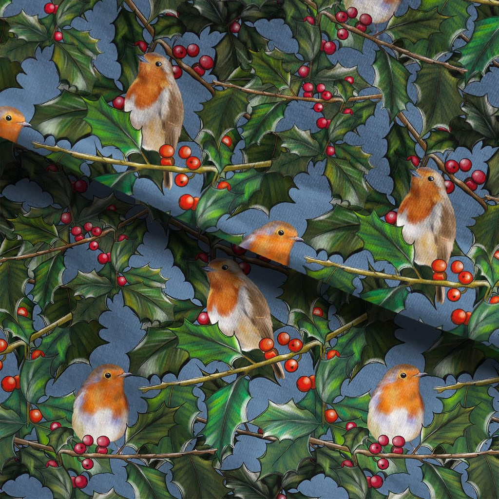 Robins Blue Fabric
