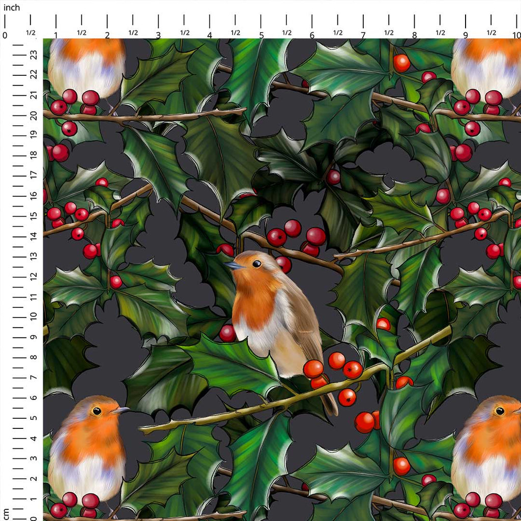 Robins Grey Fabric