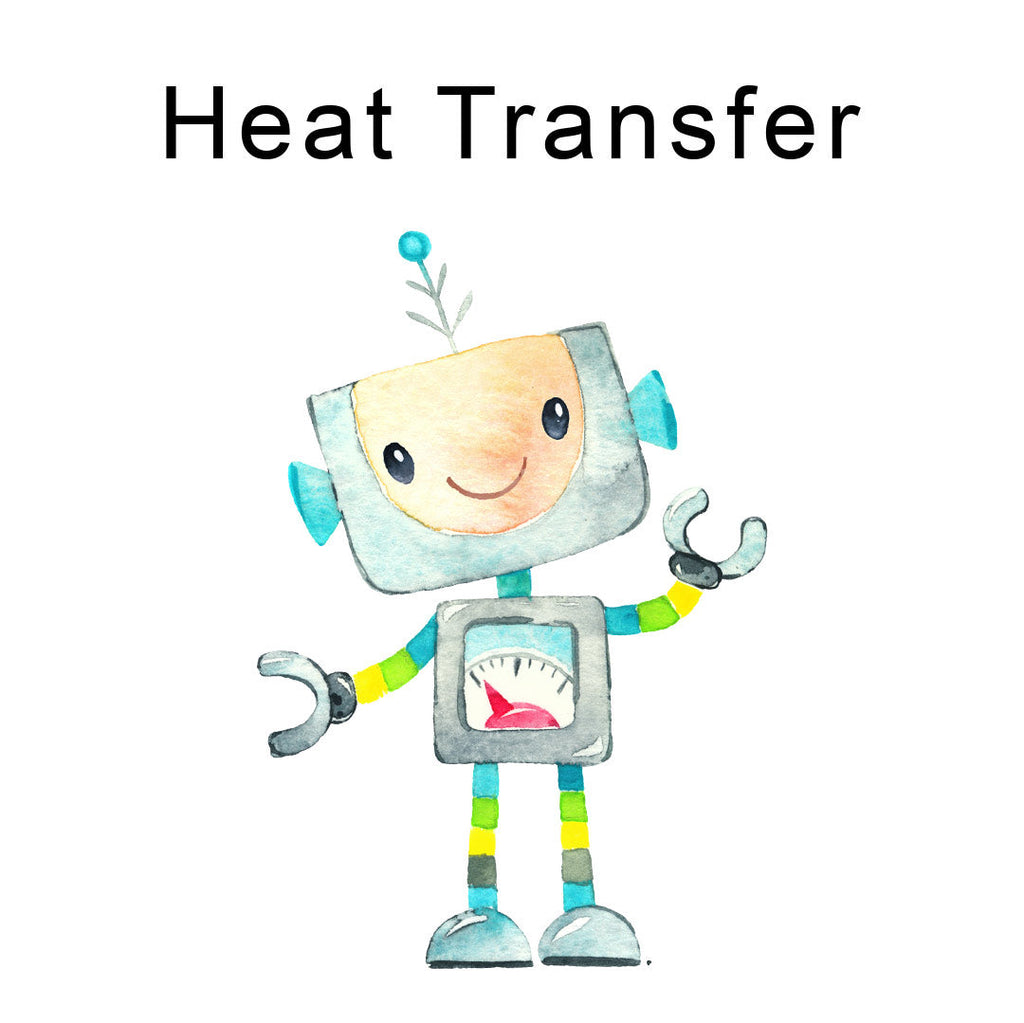 Robot Iron on Fabric Heat Transfer DTF-146