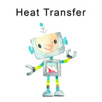 Robot Iron on Fabric Heat Transfer DTF-146