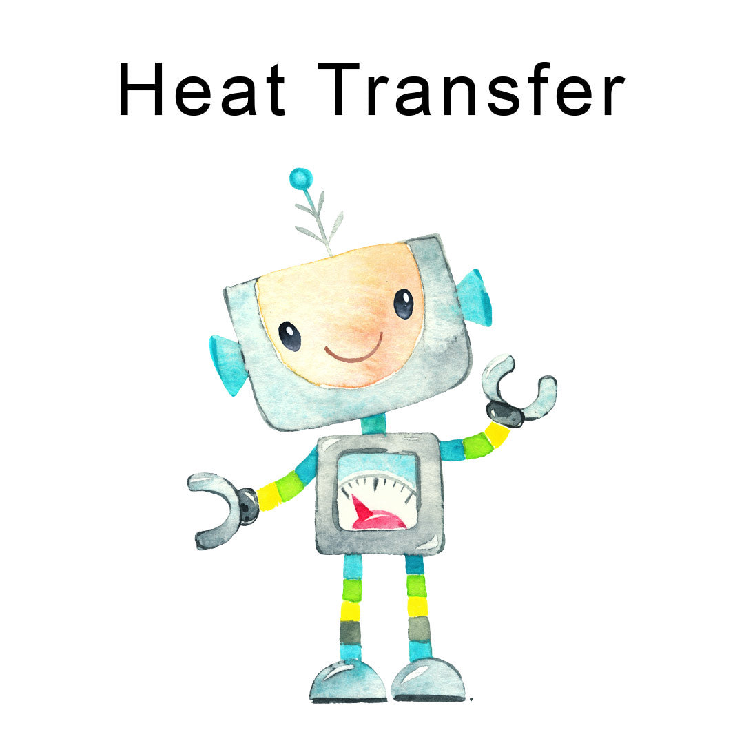 Robot Iron on Fabric Heat Transfer DTF-146