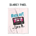 Rock Out Loud Fabric Blanket Panel BP-32