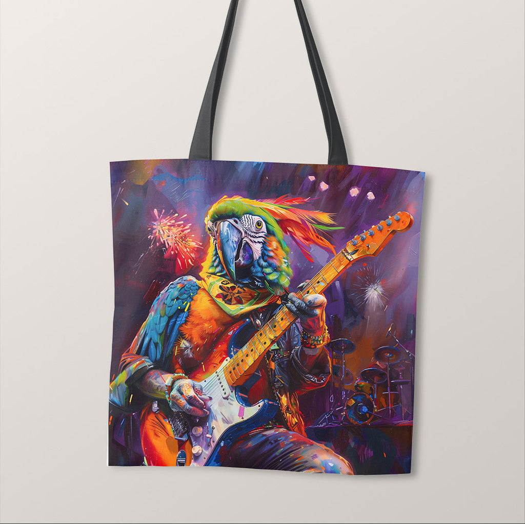 TOTE Rock'n'Roll Parrot 2 Fabric Bag Panel TP-351