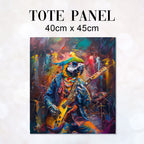 TOTE Rock'n'Roll Parrot Fabric Bag Panel TP-350