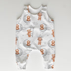 Personalised Teddy Bear Moon Fabric