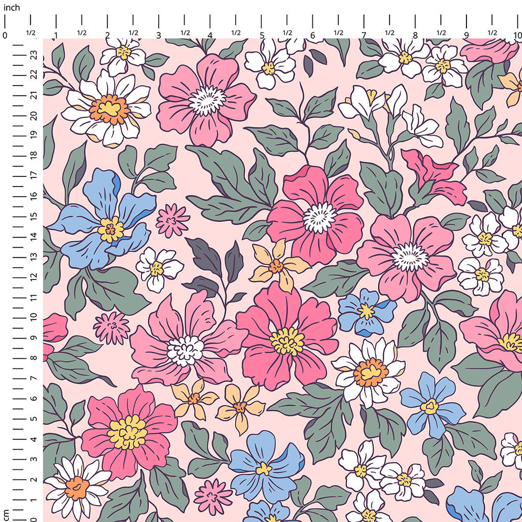 Rosa Floral Fabric