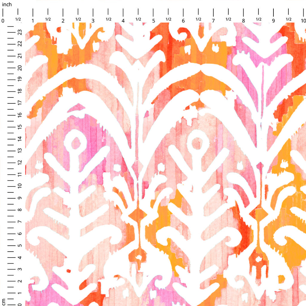 Rose Ikat Fabric