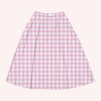 Rose Pink Checks Fabric