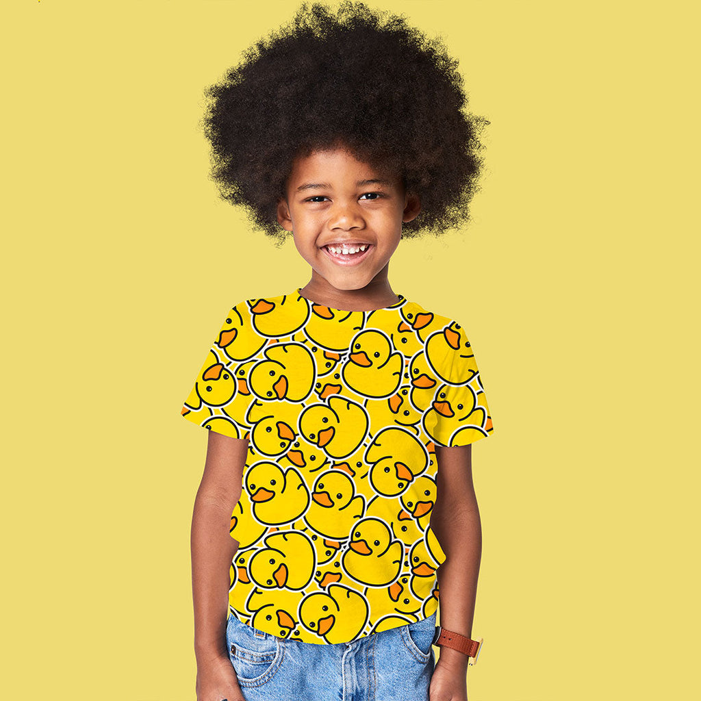 Rubber Ducks Yellow Fabric
