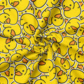 Rubber Ducks Yellow Fabric