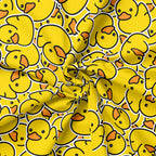Rubber Ducks Yellow Fabric