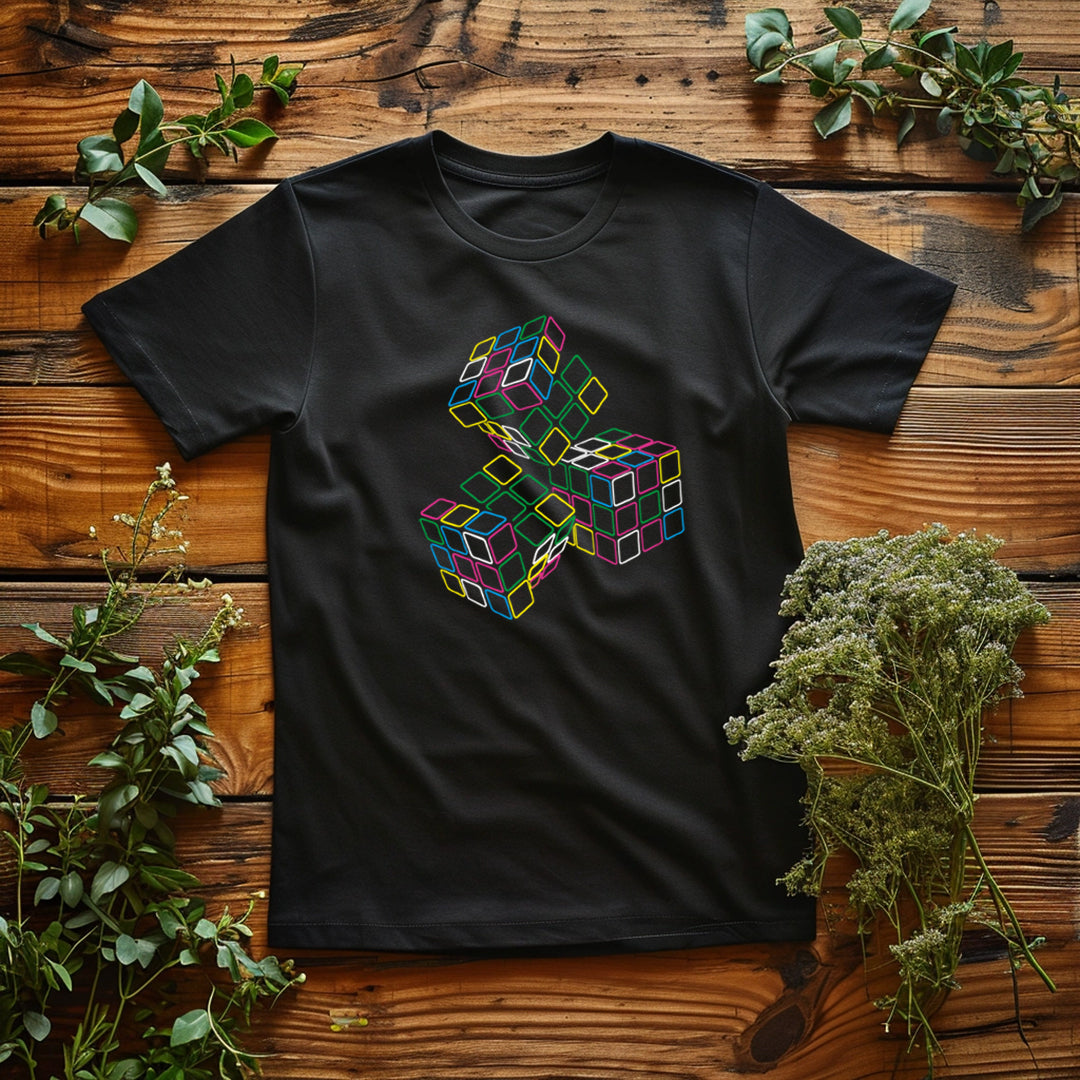 Rubic Cubes Iron on Fabric Heat Transfer DTF-203