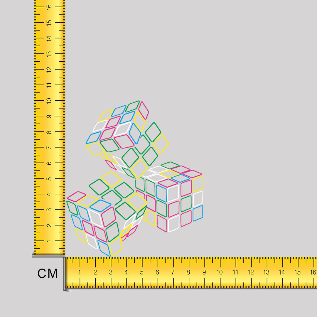 Rubic Cubes Iron on Fabric Heat Transfer DTF-203