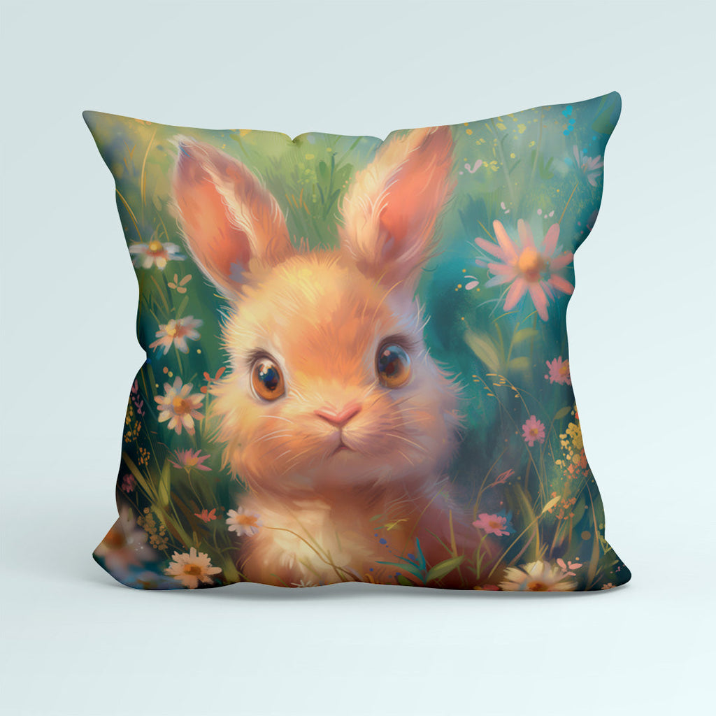 CUSHION Panel Cute Bunny Ruby CP-224