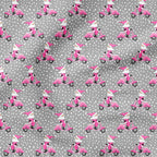Santa Scooter Pink Fabric