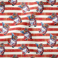 Santa Truck Fabric
